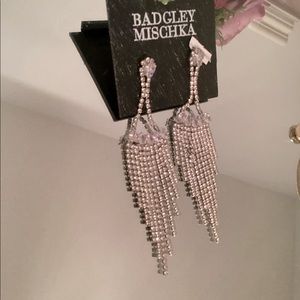 Beautiful crystal waterfall earrings dresses up any out fit